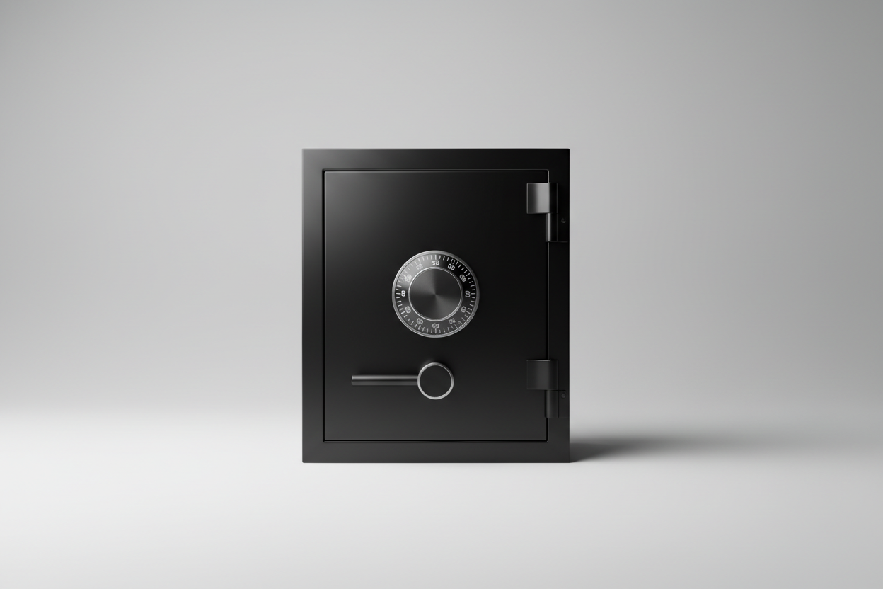 image of a black vault